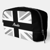 Uniefacter/vlaggenzwart-wit Toilettasje (Rechterhoek)
