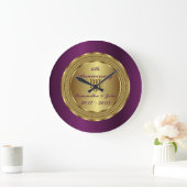Uniek 6e Paars en goudweddenschap Jubileum Grote Klok (Huis)