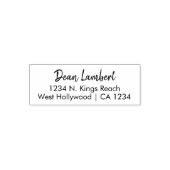 Uniek Aangepast adres Aangepaste handtekening Zelfinktende Stempel (Design)