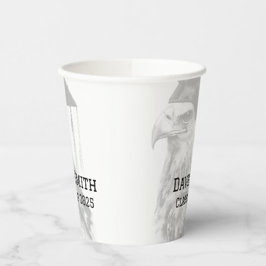 Uniek Aangepast Afstuderen Papier servet Papieren Bekers (Links)