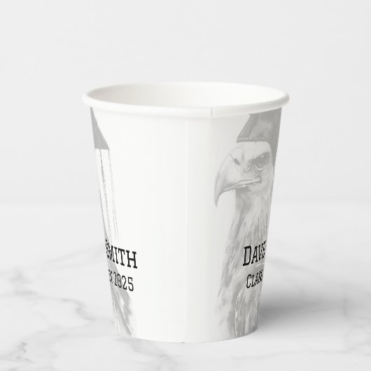 Uniek Aangepast Afstuderen Papier servet Papieren Bekers (Rechts)