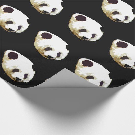 Uniek Aantrekkelijk Panda Wrapping Papier (Hoek)