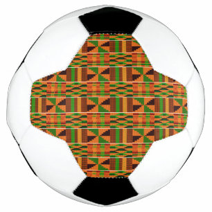 Uniek Afrikaans Oranje Klassiek Kente Voetbal