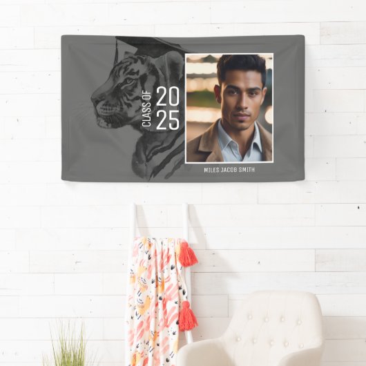 Uniek Afstuderen Foto toevoegen Spandoek (Insitu)