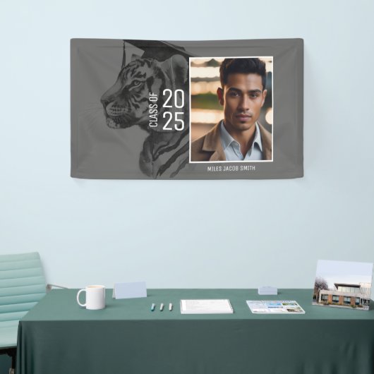 Uniek Afstuderen Foto toevoegen Spandoek (Beurs)