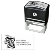 Uniek afstuderen retouradres  zelfinktende stempel (In situ)