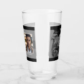 Uniek Afstuderen Twee foto Drink glas (Rechts)