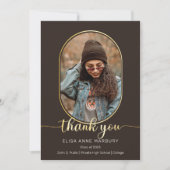 Uniek Afstuderen voor fotocollage 2 Hartelijk dank Bedankkaart (Voorkant)