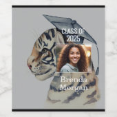 Uniek Afstuderen Wijn Etiket (Enkel label)