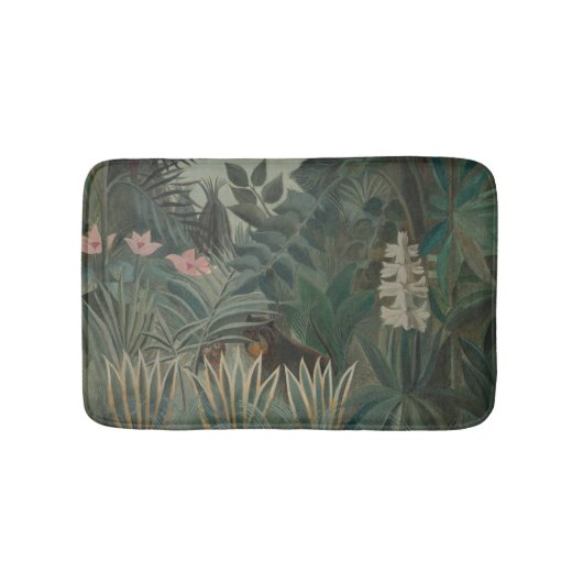 Uniek artistiek Oerwoud Schilder Henri Rousseau Badmat (Voorkant)