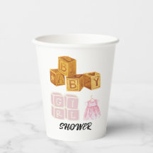 Uniek Baby Meisje Dice Baby shower