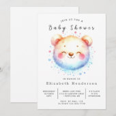 Uniek Beren Baby shower Kaart (Voorkant / Achterkant)