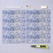 Uniek blauwkonijnenkonijn - Floral Animal Pattern  Tissuepapier (Craft)