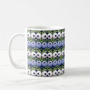 Uniek Blueberry-themaontwerp Koffiemok