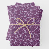 Uniek Bourgondische Neuron- en neurale vezelontwer Inpakpapier Vel (In situ)