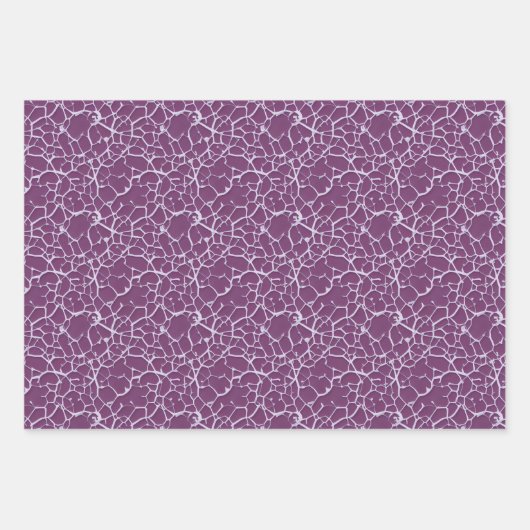 Uniek Bourgondische Neuron- en neurale vezelontwer Inpakpapier Vel (Voorkant)