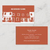 Uniek bouwwerk visitekaartje (Voorkant / Achterkant)