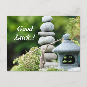 Uniek design elegant GOOD LUCK na Kaart