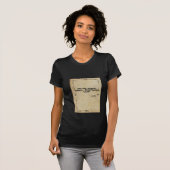 uniek design t-shirt, met een zeer trendy slogan t-shirt (Voorkant volledig)