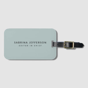 Uniek Elegant Gewoon Eenvoudig Minimalistisch Lich Bagagelabel