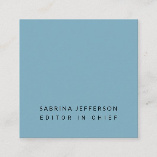 Uniek Elegant Gewoon Eenvoudig Minimalistisch Lich Informatiekaartje (Voorkant)