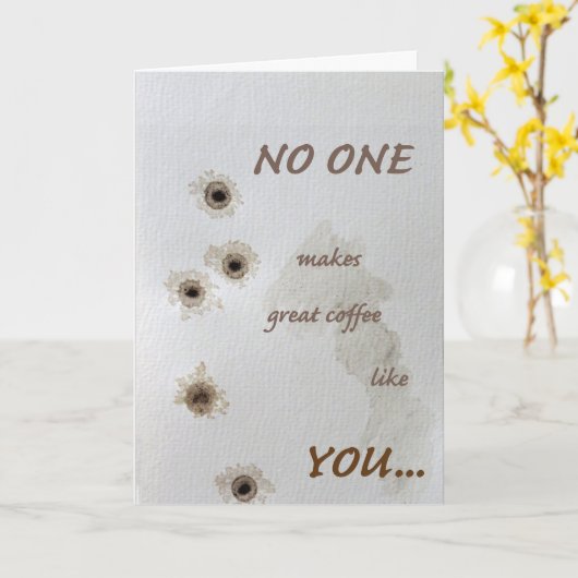 Uniek en grappig wordt goed kaart (Gele Bloem)