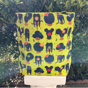 Uniek en mooi zwart haar draagtas