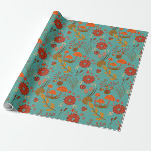 Uniek Floral Patroon Cadeaupapier