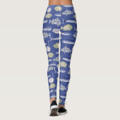 Uniek Floral Patroon Leggings (Achterkant)