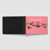 Uniek Floral roze gastboek Gastenboek (Volledig)