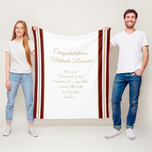 Uniek geschenk! Aangepaste pensioendeken Fleece Deken