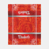 uniek, glanzend wrappend papier, kleurrijk, feeste fleece deken (Voorkant)