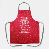 Uniek Glitter Schort voor dames (Voorkant)