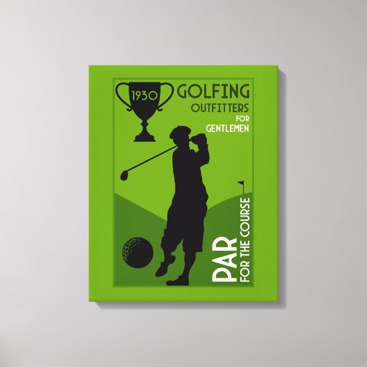 Uniek golfcadeau canvas afdruk (Voorkant)