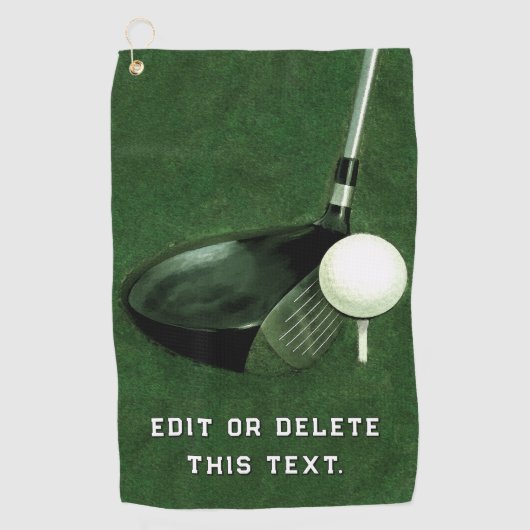 Uniek Golfhanddoek (Voorkant)