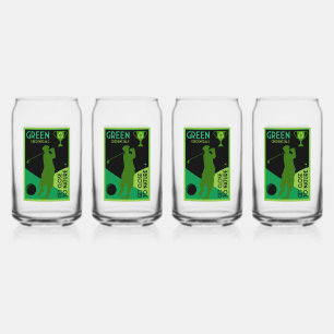 Uniek Grappig golfcadeau Blikvorm Glas
