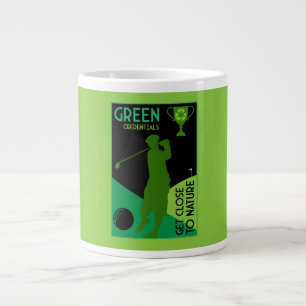 Uniek Grappig  golfcadeau Extra Grote Beker
