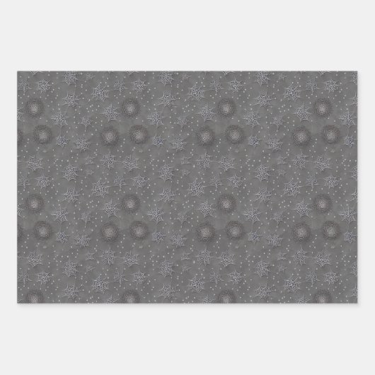 Uniek grijs matter brein neuraal design inpakpapier vel (Voorkant 3)