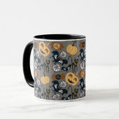 Uniek halloween patroon mok (Voorkant links)