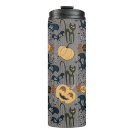 Uniek halloween patroon thermosbeker