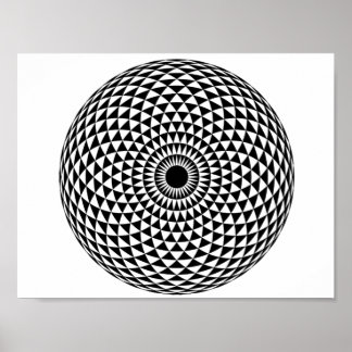 Uniek Hypnotic Wall Poster
