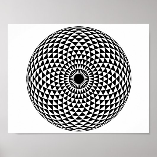 Uniek Hypnotic Wall Poster (Voorkant)
