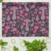 Uniek in roze / Herfst patroon Theedoek (Gevouwen)