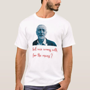 Uniek Jeremy Corbyn-ontwerp T-shirt