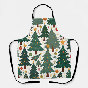 Uniek kerstboom schort