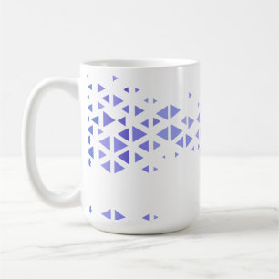 Uniek Kleurrijk Driehoekpatroon & Citaten Koffiemok