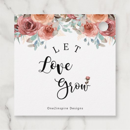 Uniek, laat liefde groeien, etherische bloemen, sc bedankjes labels (Achterkant)