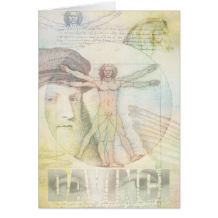Uniek Leonardo da Vinci Vitruvian Man Collage