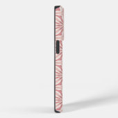 Uniek  lichtroze geometrisch patroon Case-Mate iPhone case (Achterkant / Rechts)
