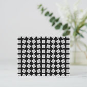 Uniek Logo- of Afbeeldingen patroon | Zwart (bewer Briefkaart (Staand voorkant)